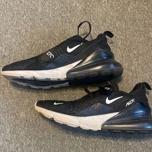 Nike Air Max 270 Black and White Sneakers